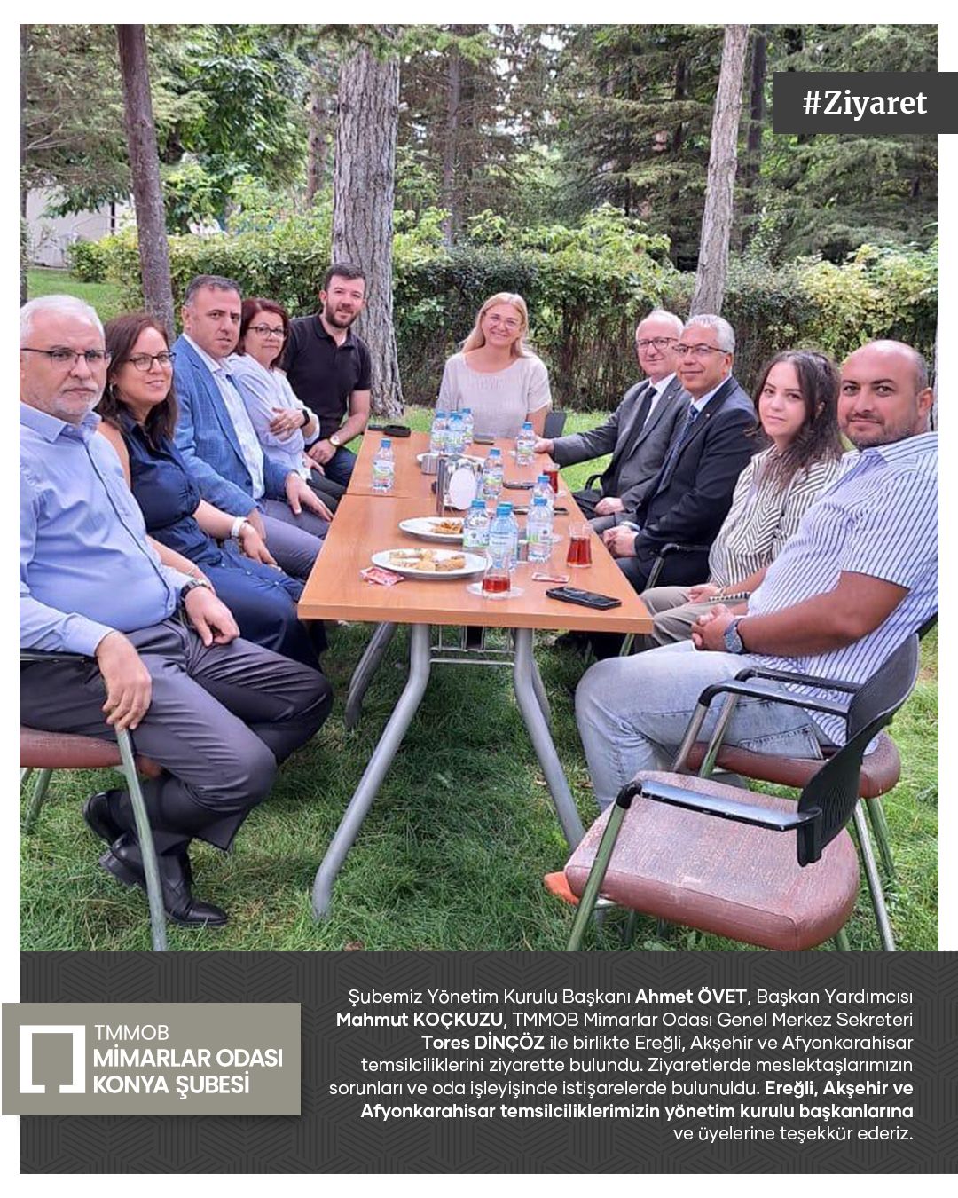 Genel Merkez Sekreteri Tores DİNÇÖZ ile Birlikte Ereğli, Akşehir ve Afyonkarahisar Temsilcilikleri Ziyaret Edildi