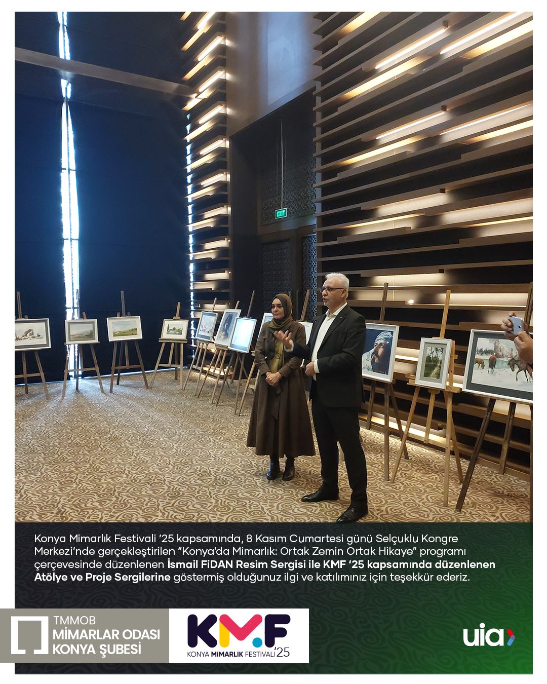 İsmail FiDAN Resim Sergisi ve KMF ‘25 Atölye ve Proje Sergileri
