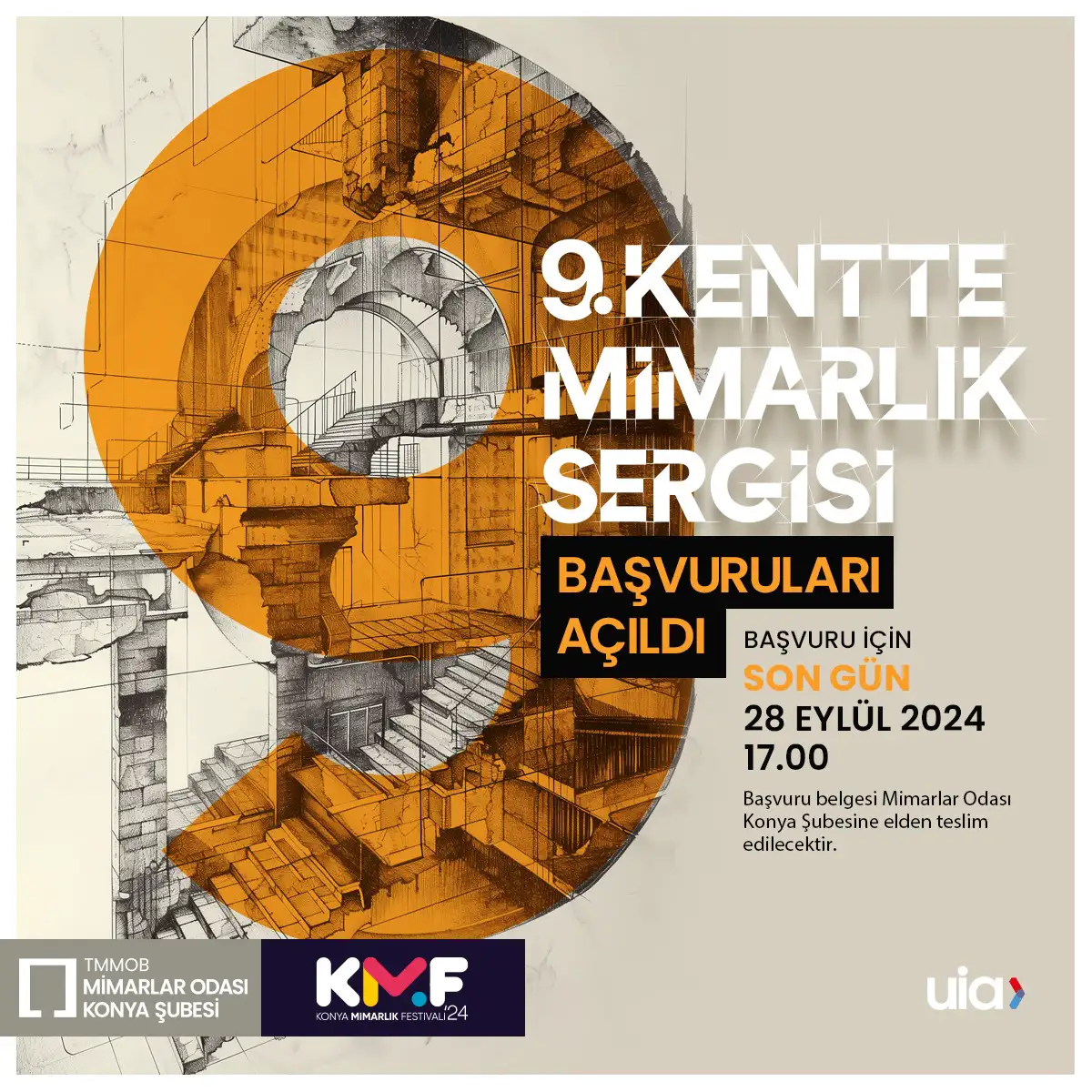 9. Kentte Mimarlık Sergisi’ne Başvurular Açıldı.