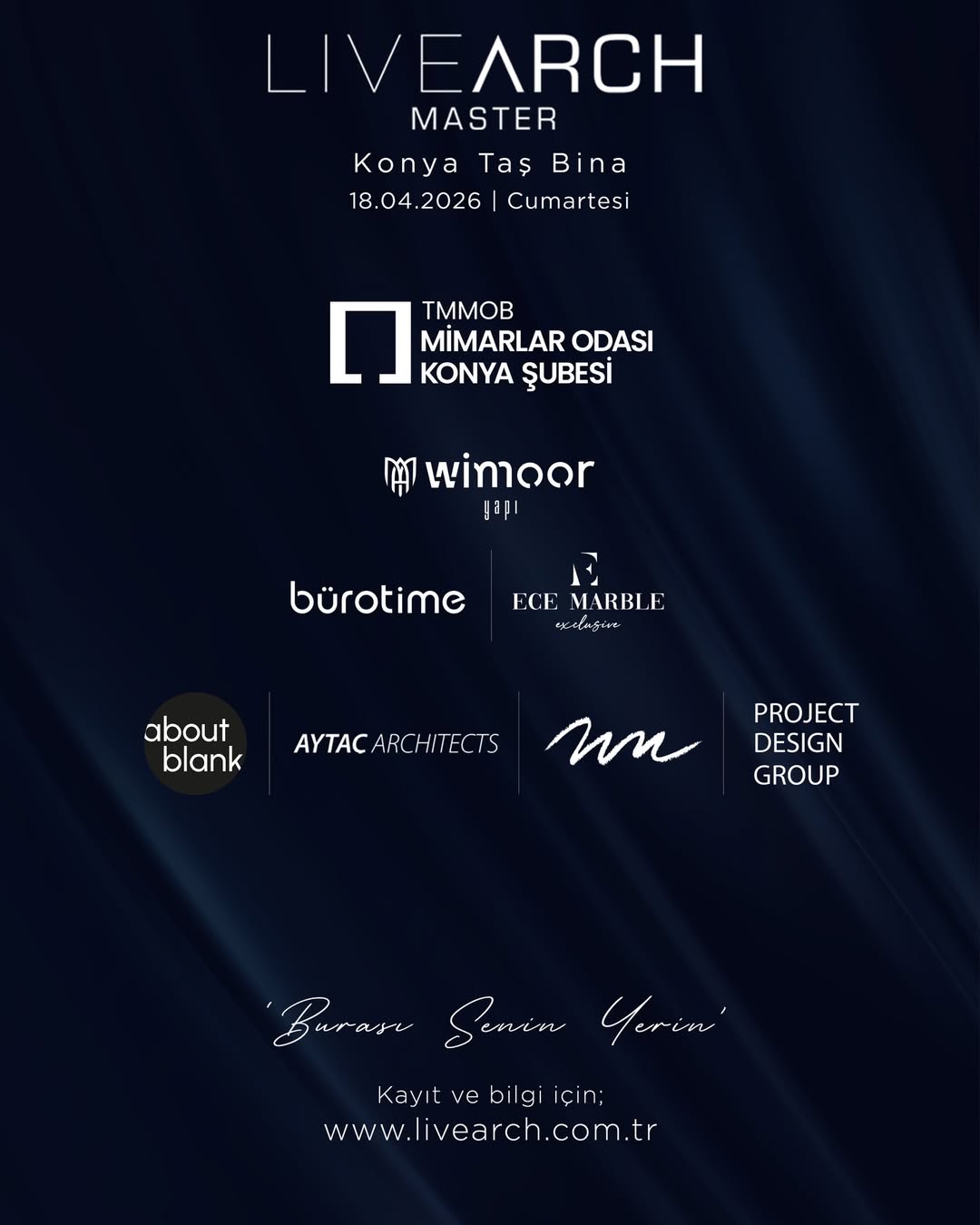 LiveArch Master Konya Etkinliği