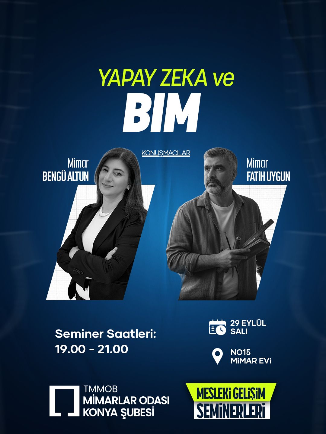 Yapay Zeka ve BIM Mesleki Gelişim Semineri
