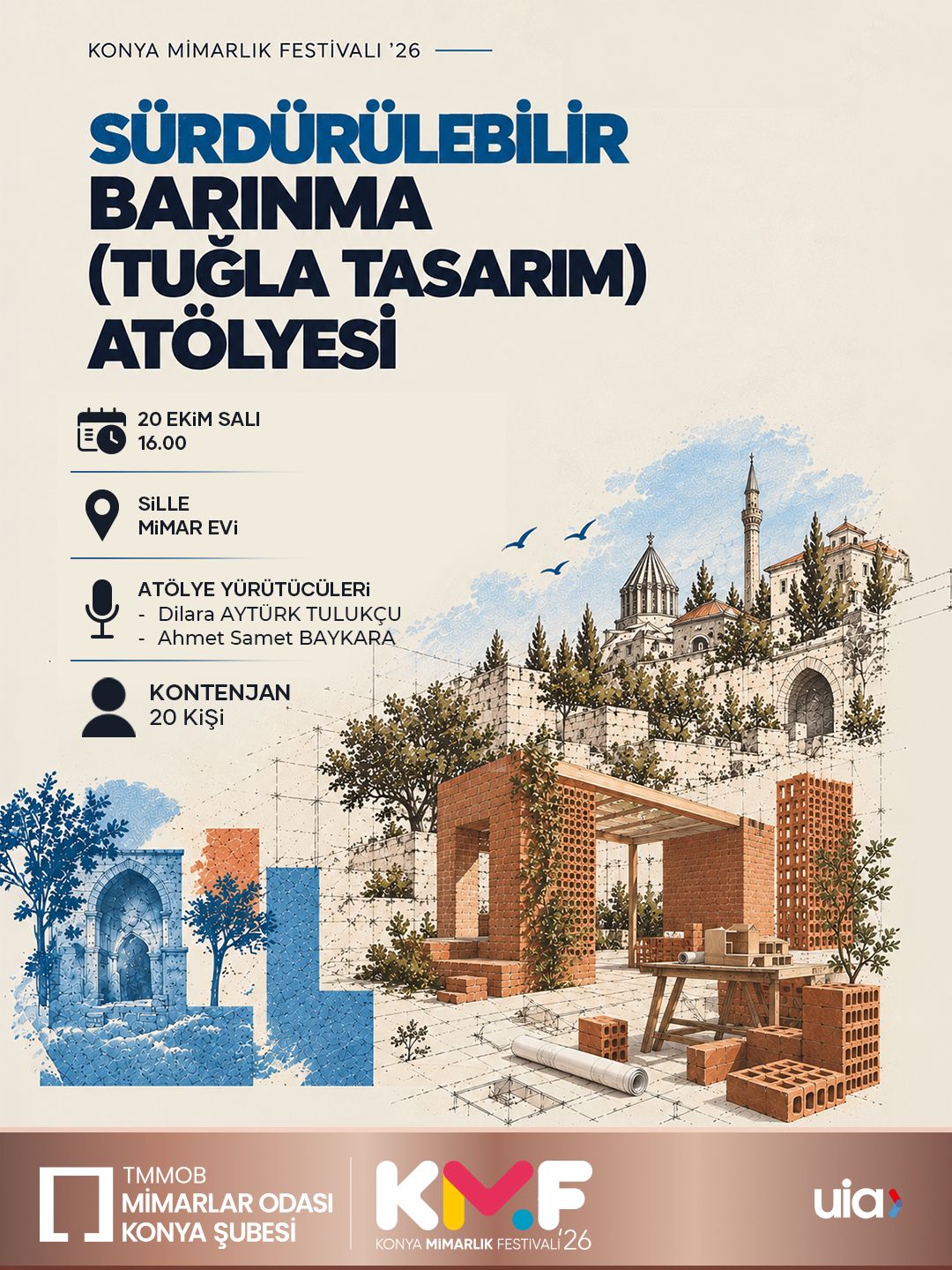 Sürdürülebilir Barınma (Tuğla Tasarım) Atölyesi