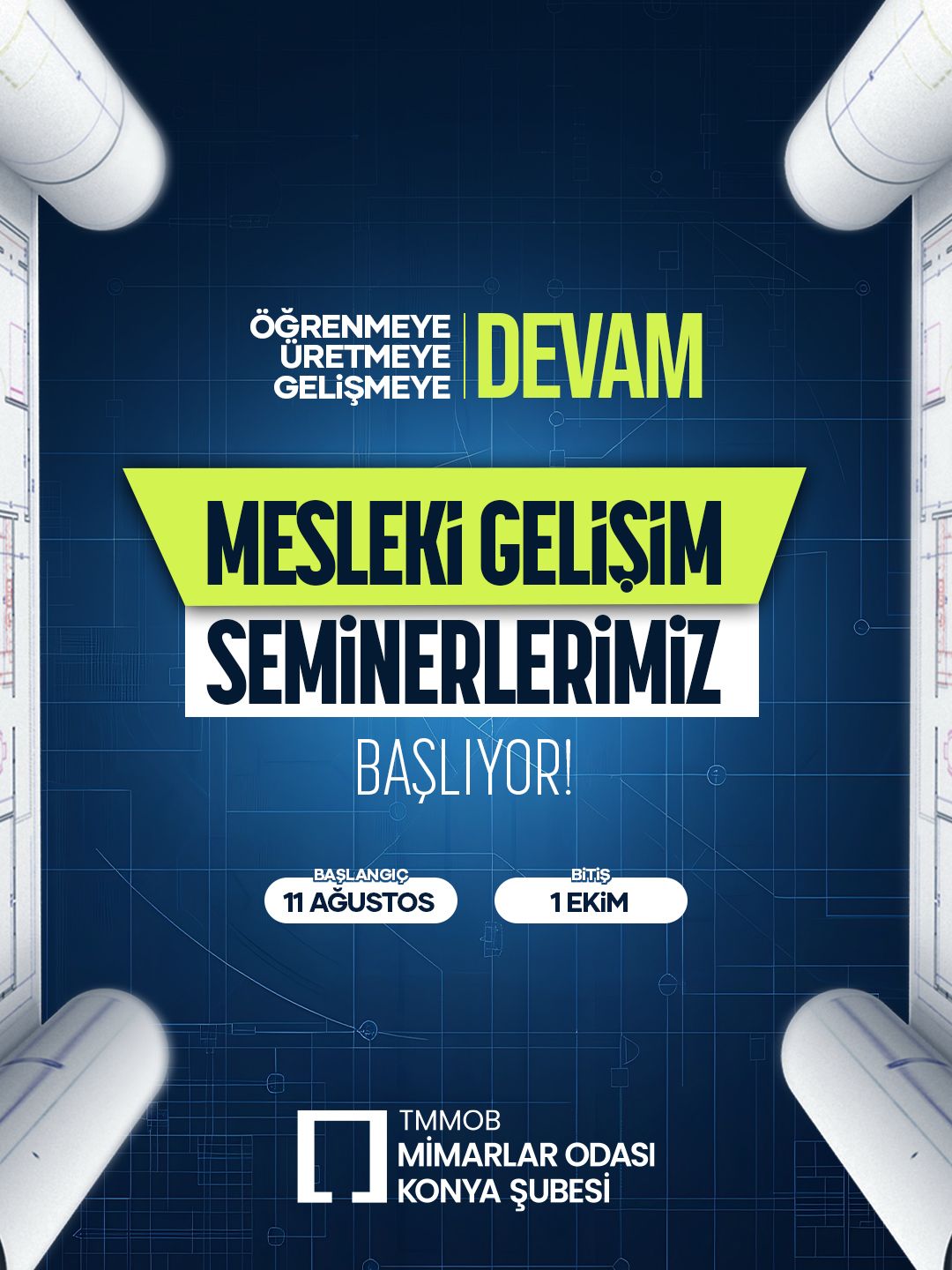  Mesleki Gelişim Seminerleri Program Bilgisi