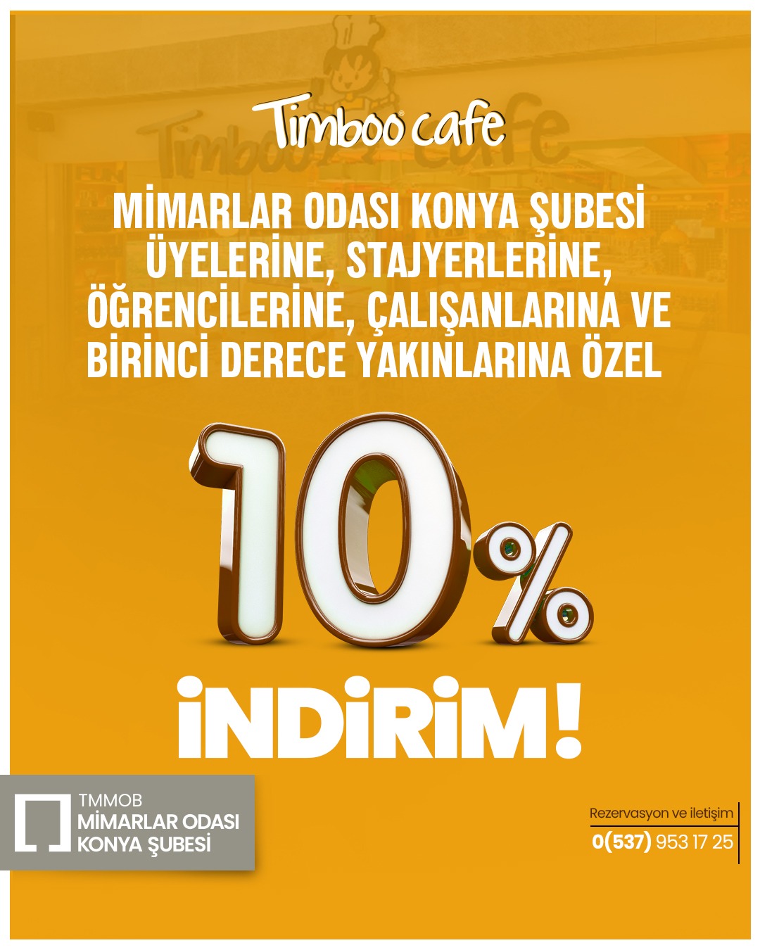 Timboo Cafe (Enntepe) İle Protokol İmzalandı.